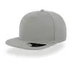 Casquette visière plate 5 pans en polyester recyclé, panneau avant renforcé, 300 g/m²