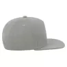 Casquette visière plate 5 pans en polyester recyclé, panneau avant renforcé, 300 g/m²