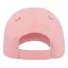 Casquette enfant baseball 5 pans en coton bio, fermeture velcro, 260 g/m²