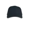 Casquette 6 pans liseré réfléchissant en polyester recyclé, 200 g/m²