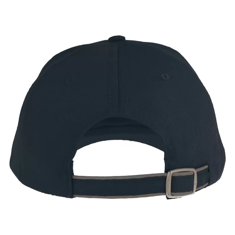 Casquette 6 pans liseré réfléchissant en polyester recyclé, 200 g/m²
