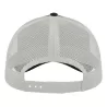 Casquette Rapper 5 panneaux en coton canvas, visière préformée, dos filet, 260 g/m²