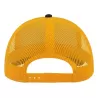 Casquette Rapper 5 panneaux en coton canvas, visière préformée, dos filet, 260 g/m²