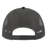 Casquette Rapper 5 panneaux en coton canvas, visière préformée, dos filet, 260 g/m²
