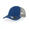 Casquette Rapper 5 panneaux en coton canvas, visière préformée, dos filet, 260 g/m²