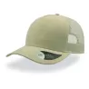 Casquette 5 panneaux trucker en faux daim, fermeture PVC, visière précourbée, 130 g/m²
