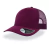 Casquette 5 panneaux trucker en faux daim, fermeture PVC, visière précourbée, 130 g/m²