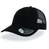 Casquette 5 panneaux trucker en faux daim, fermeture PVC, visière précourbée, 130 g/m²