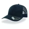 Casquette 5 panneaux trucker en faux daim, fermeture PVC, visière précourbée, 130 g/m²