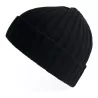Bonnet en polyester recyclé côtelé avec revers, style pêcheur vintage, 78 g/m²