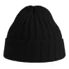 Bonnet en polyester recyclé côtelé avec revers, style pêcheur vintage, 78 g/m²