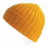 Bonnet en polyester recyclé côtelé avec revers, style pêcheur vintage, 78 g/m²