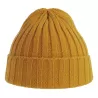 Bonnet en polyester recyclé côtelé avec revers, style pêcheur vintage, 78 g/m²