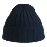 Bonnet en polyester recyclé côtelé avec revers, style pêcheur vintage, 78 g/m²