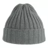 Bonnet en polyester recyclé côtelé avec revers, style pêcheur vintage, 78 g/m²