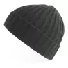 Bonnet en polyester recyclé côtelé avec revers, style pêcheur vintage, 78 g/m²