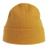 Bonnet en polyester recyclé avec rabat, doublé, maille côtelée, 65 g/m²
