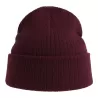 Bonnet en polyester recyclé avec rabat, doublé, maille côtelée, 65 g/m²