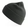 Bonnet en polyester recyclé avec rabat, doublé, maille côtelée, 65 g/m²