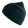 Bonnet en polyester recyclé avec rabat, doublé, maille côtelée, 65 g/m²