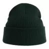Bonnet en polyester recyclé avec rabat, doublé, maille côtelée, 65 g/m²