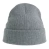 Bonnet en polyester recyclé avec rabat, doublé, maille côtelée, 65 g/m²
