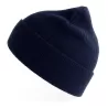 Bonnet en polyester recyclé avec rabat, doublé, maille côtelée, 65 g/m²