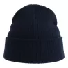 Bonnet en polyester recyclé avec rabat, doublé, maille côtelée, 65 g/m²