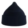 Bonnet en polyester recyclé avec rabat, doublé, maille côtelée, 65 g/m²