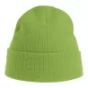 Bonnet en polyester recyclé avec rabat, doublé, maille côtelée, 65 g/m²