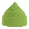 Bonnet en polyester recyclé avec rabat, doublé, maille côtelée, 65 g/m²