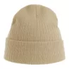 Bonnet en polyester recyclé avec rabat, doublé, maille côtelée, 65 g/m²