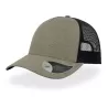 Casquette 5 panneaux style rapper, panneau avant renforcé, visière préformée, 219 g/m²