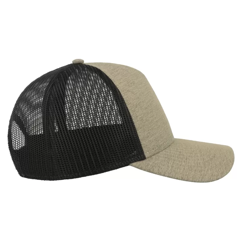 Casquette 5 panneaux style rapper, panneau avant renforcé, visière préformée, 219 g/m²