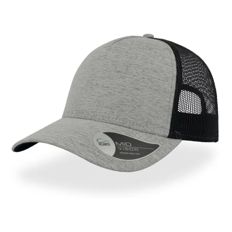 Casquette 5 panneaux style rapper, panneau avant renforcé, visière préformée, 219 g/m²