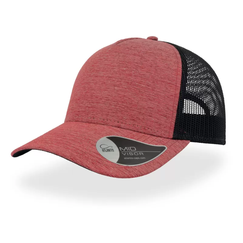 Casquette 5 panneaux style rapper, panneau avant renforcé, visière préformée, 219 g/m²