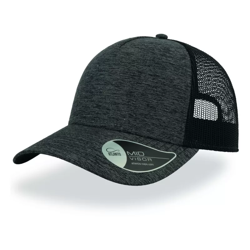Casquette 5 panneaux style rapper, panneau avant renforcé, visière préformée, 219 g/m²