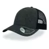 Casquette 5 panneaux style rapper, panneau avant renforcé, visière préformée, 219 g/m²