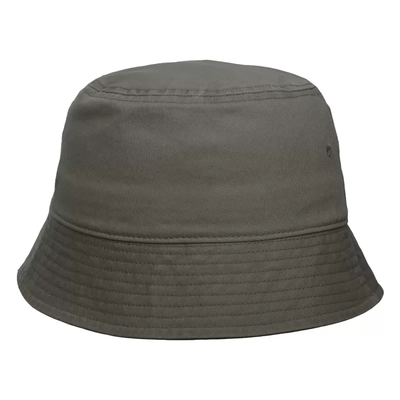 Bob en coton recyclé, bord court et raide, repliable dans une poche, 260 g/m²