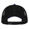 Casquette 6 panneaux en coton et polyester recyclé, visière préformée, 260 g/m²
