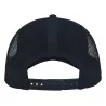 Casquette 6 panneaux en coton et polyester recyclé, visière préformée, 260 g/m²