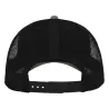 Casquette 6 panneaux en coton et polyester recyclé, visière préformée, 260 g/m²