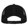 Casquette 6 panneaux en coton et polyester recyclé, visière préformée, 260 g/m²