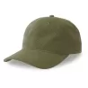 Casquette 6 panneaux aspect velours cotelé très fin, visière précourbée mid-visor, 215 g/m²