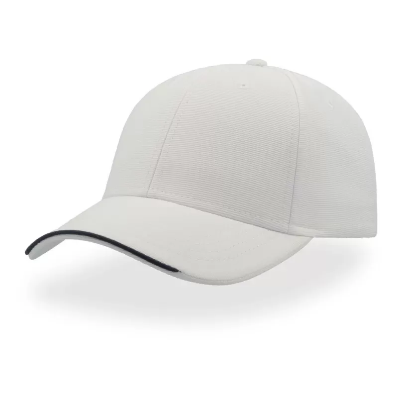 Casquette en polyester recyclé 6 panneaux, fermeture par Velcro, 170 g/m²