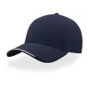 Casquette en polyester recyclé 6 panneaux, fermeture par Velcro, 170 g/m²