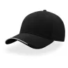 Casquette en polyester recyclé 6 panneaux, fermeture par Velcro, 170 g/m²