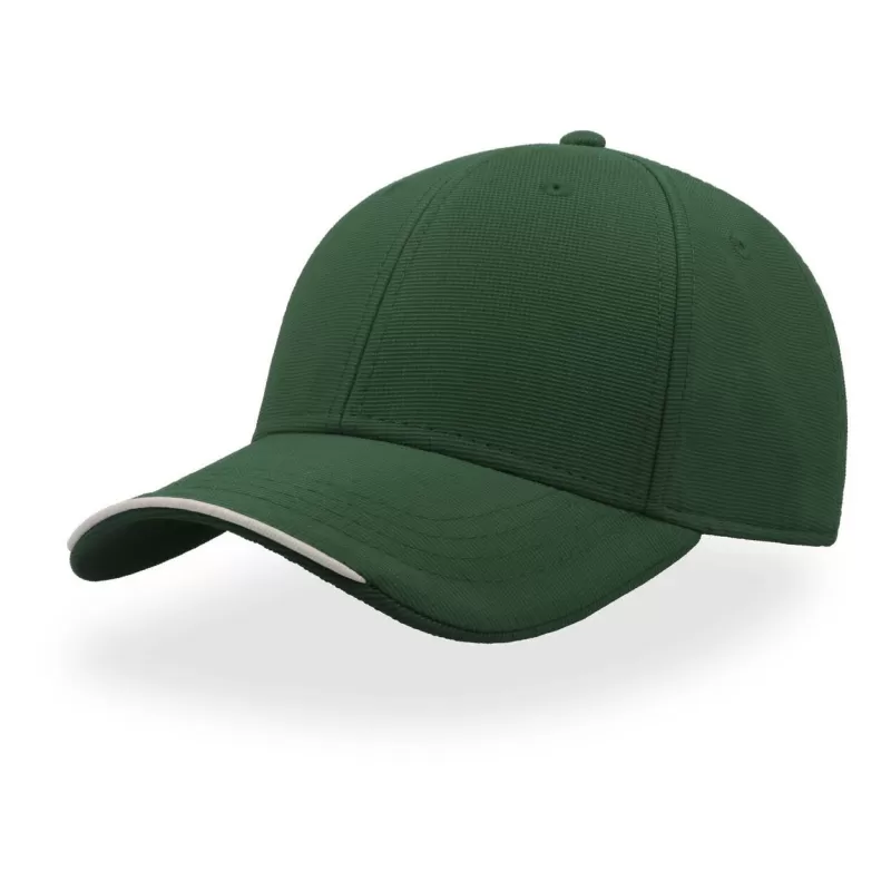 Casquette en polyester recyclé 6 panneaux, fermeture par Velcro, 170 g/m²