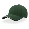 Casquette en polyester recyclé 6 panneaux, fermeture par Velcro, 170 g/m²