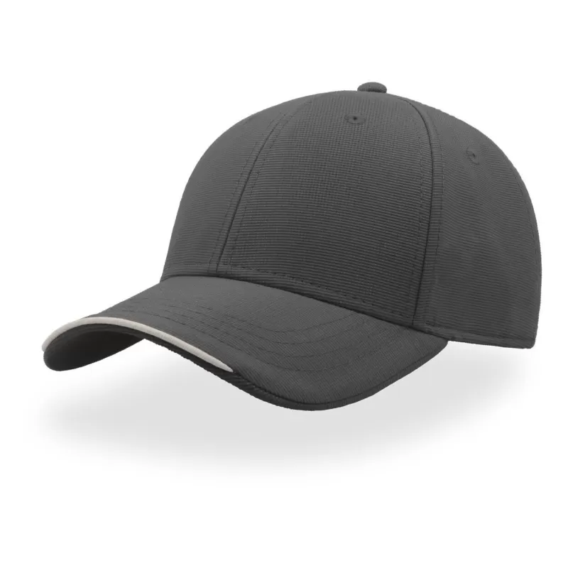 Casquette en polyester recyclé 6 panneaux, fermeture par Velcro, 170 g/m²